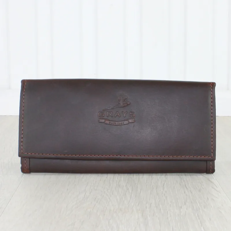 Grays Lily 1922 Purse Plain Dark Brown